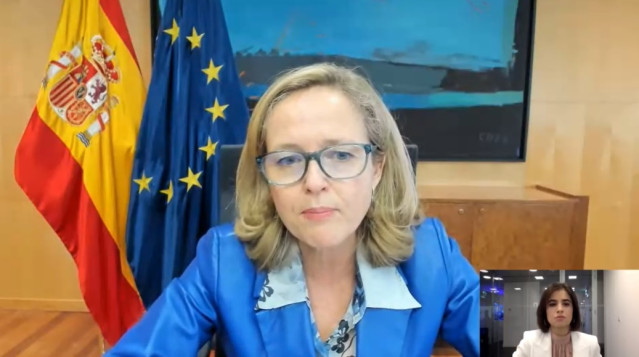 La ministra de Asuntos Económicos, Nadia Calviño.