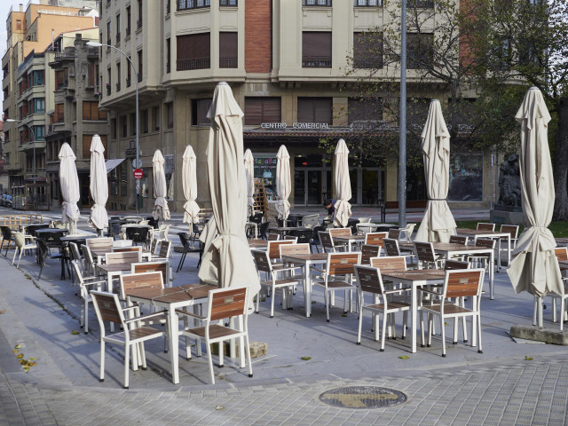 La terraza de un bar