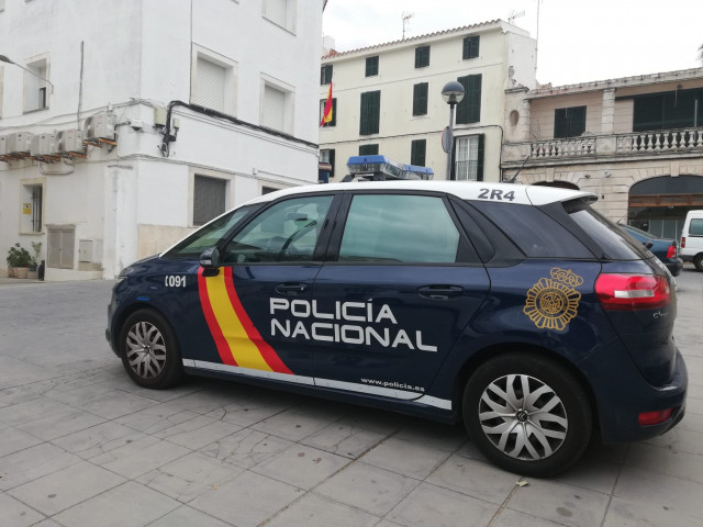 Coche patrulla de la Policía Nacional.