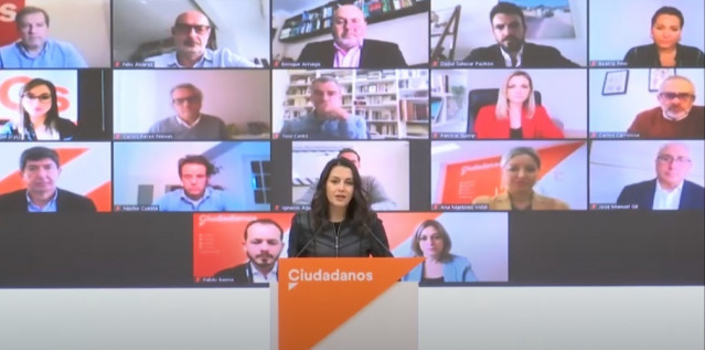 La presidenta de Ciudadanos, Inés Arrimadas.