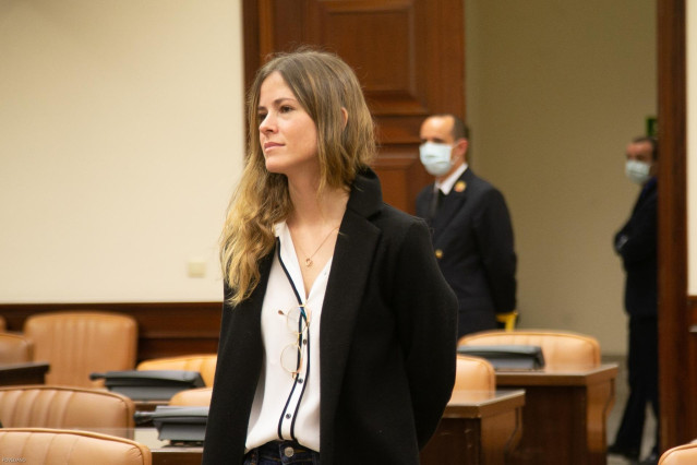 La diputada del PP por Vicaya Beatriz Álvarez Fanjul  en el Congreso.