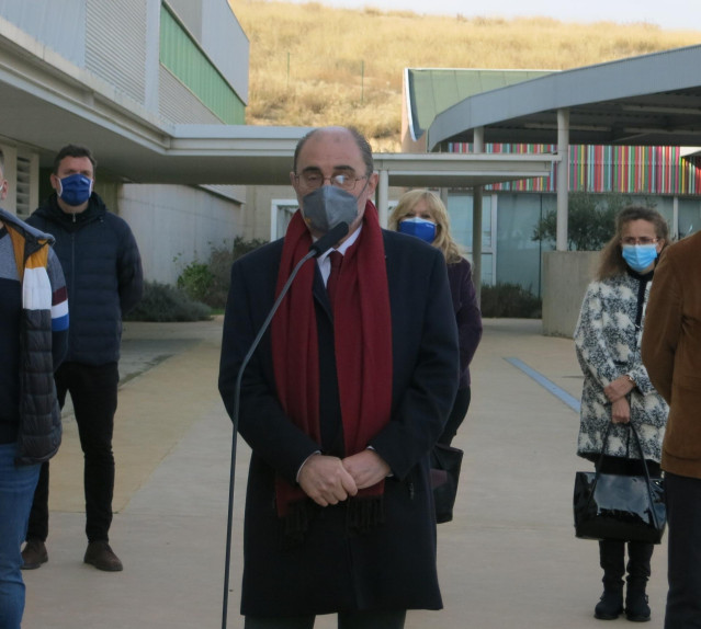 El presidente de Aragón, Javier Lambán.