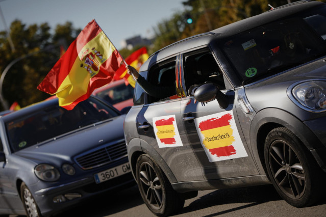 Concentración convocada por Vox el pasasdo 12 de octubre