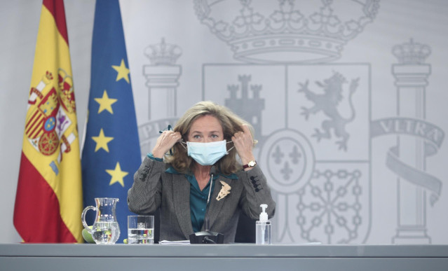 El La vicepresidenta y Ministra de Asuntos Económicos y Digitalización, Nadia Calviño