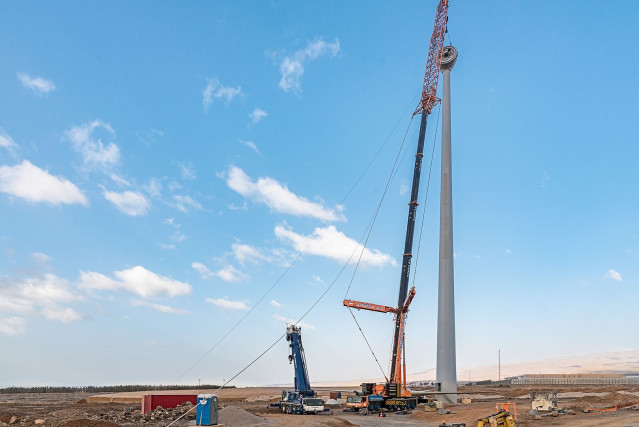 Construcción de Ecoener en Gran Canaria