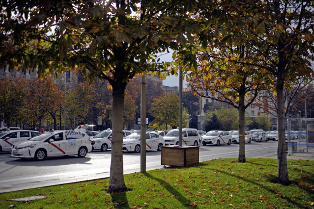Movilización del sector del taxi