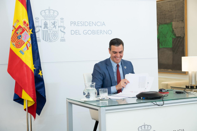 El presidente del Gobierno, Pedro Sánchez