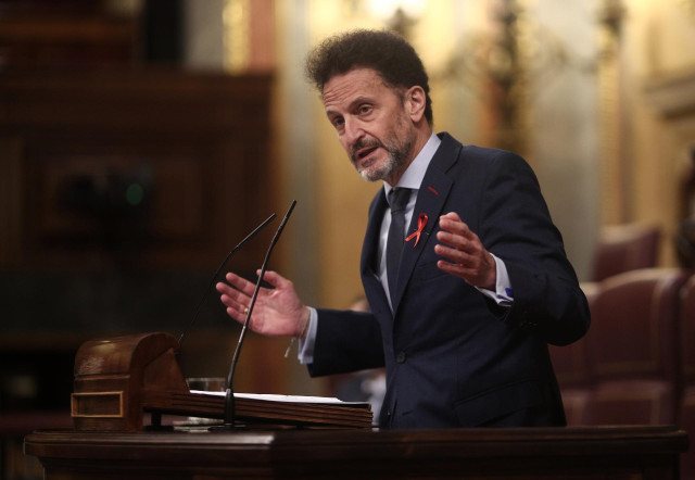 El portavoz adjunto de Ciudadanos en el Congreso de los Diputados, Edmundo Bal, interviene durante una sesión plenaria en la Cámara Baja.