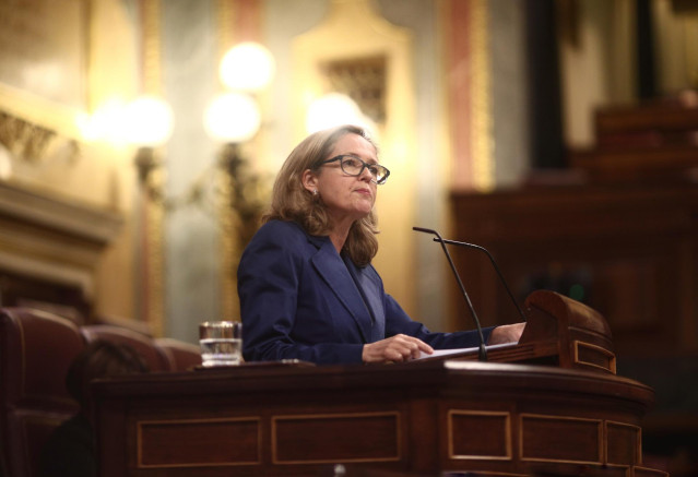 La vicepresidenta de Asuntos Económicos, Nadia Calviño