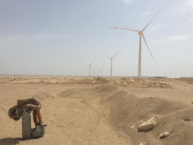 GES instala aerogeneradores en un parque eólico en Egipto