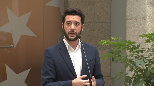 César Zafra, portavoz de Cs en la Asamblea de Madrid.