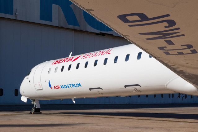 Avión de Iberia Regional Air Nostrum.
