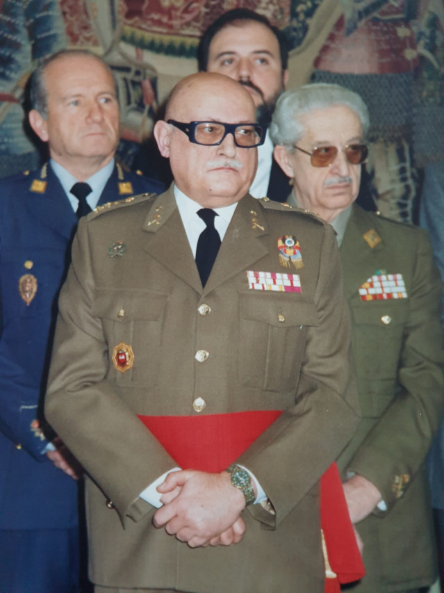 Imagen del teniente general Francisco Veguillas, asesinado por ETA en 1994