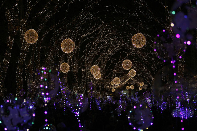 Luces de Navidad en Palma.