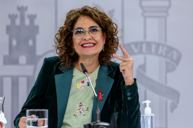 La ministra portavoz y de Hacienda, María Jesús Montero,