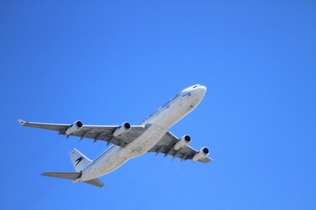 Sector aeronáutico, avión (foto de recurso).