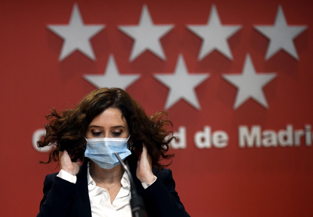 La presidenta de la Comunidad de Madrid, Isabel Díaz Ayuso