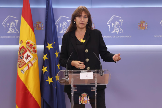 La portavoz de Junts en el Congreso, Laura Borràs.