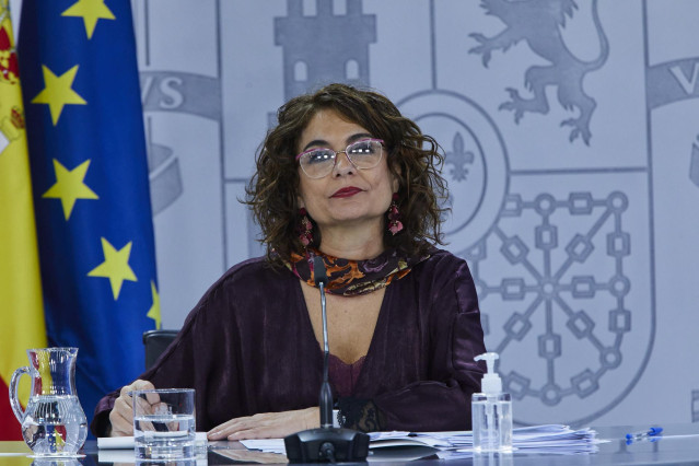La ministra portavoz y de Hacienda, María Jesús Montero, comparece en rueda de prensa tras el Consejo de Ministros