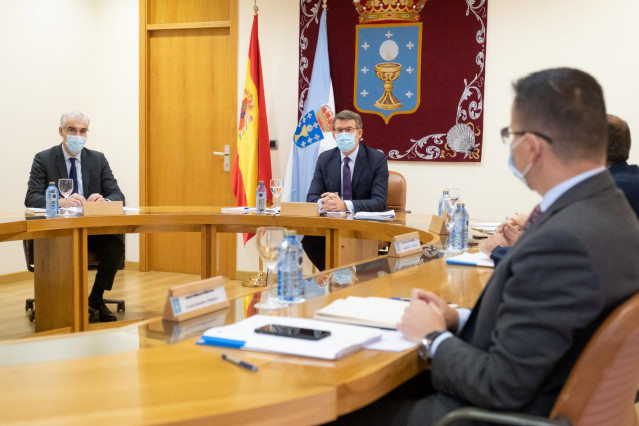 Feijóo preside el Consello de la Xunta.