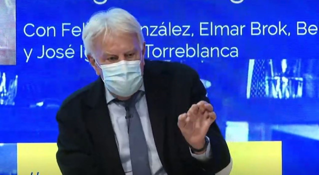 El expresidente del Gobierno Felipe González.