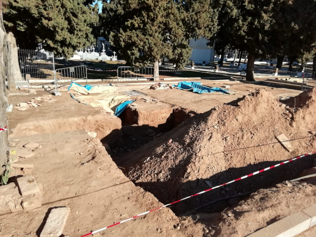 Fosas comunes en el Cementerio de la Salud de Córdoba, en una imagen de archivo