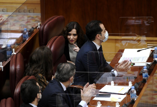La presidenta de la Comunidad de Madrid, Isabel Díaz Ayuso