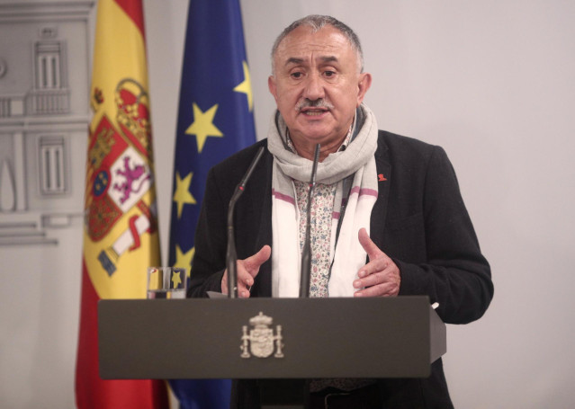 El secretario general de UGT, Pepe Álvarez