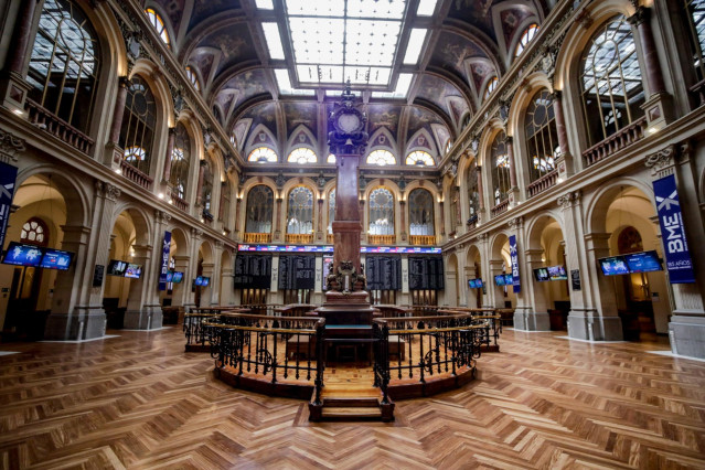Vista de la Bolsa de Madrid (España)
