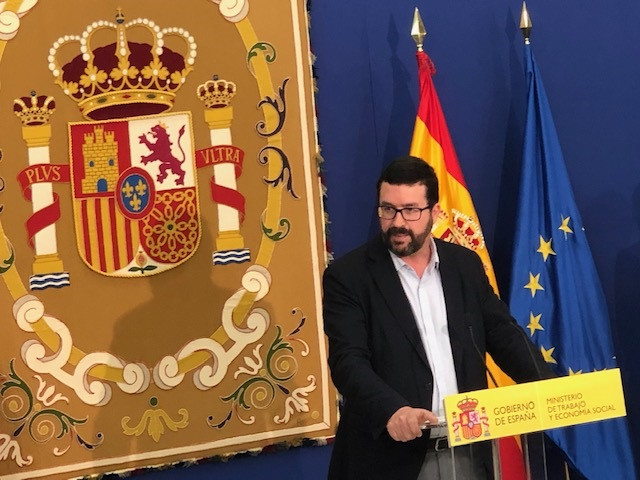El secretario de Estado de Empleo, Joaquín Pérez Rey