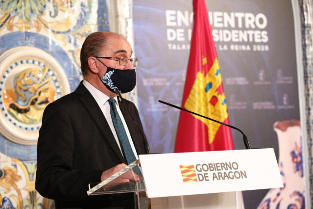 El presidente del Gobierno de Aragón, Javier Lambán.
