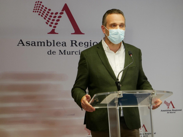 El portavoz del Grupo Parlamentario Popular, Joaquín Segado