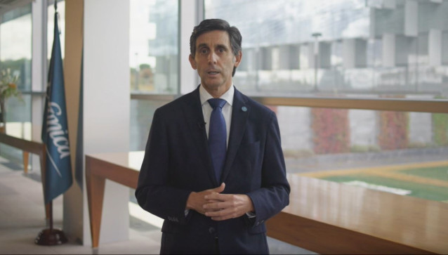 El presidente ejecutivo de Telefónica, José María Álvarez-Pallete, en el FT-ETNO Summit 2020