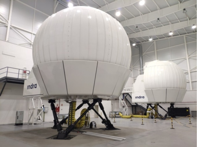 Centro de simulación del helicóptero NH90.