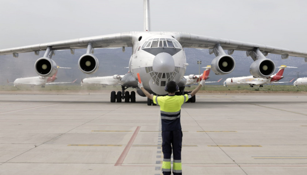 Llega el decimonoveno avión de China fletado por la Generalitat con material sanitario