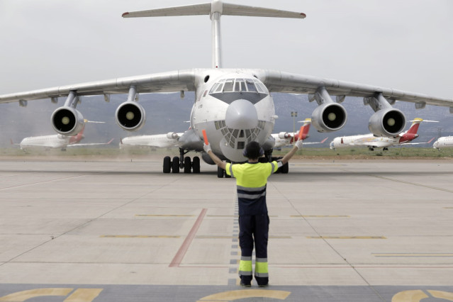 Llega el decimonoveno avión de China fletado por la Generalitat con material sanitario