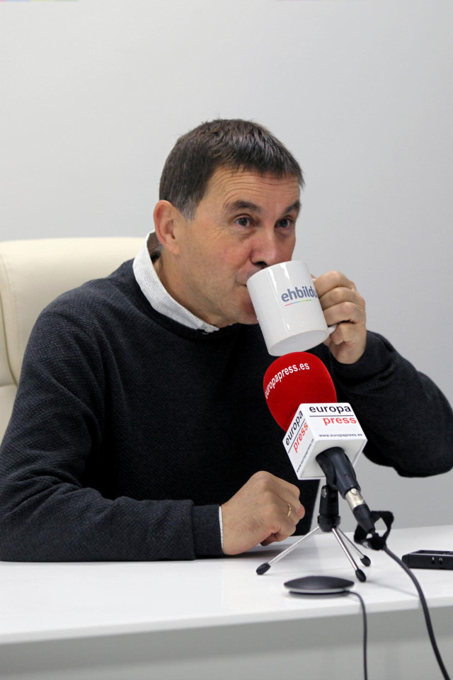 El líder y coordinador general de EH Bildu, durante una entrevista para Europa Press en Donosti, Gipuzkoa, Euskadi (España), a 3 de diciembre de 2020.