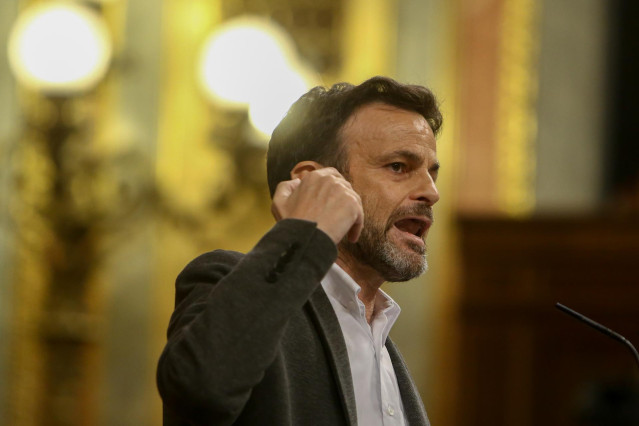 El presidente del grupo de Unidas Podemos en el Congreso, Jaume Asens