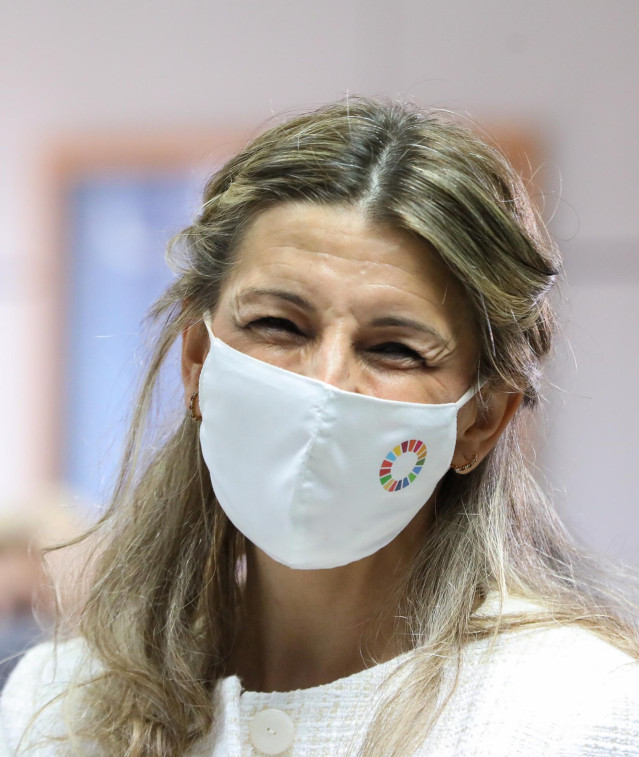 La ministra de Trabajo, Yolanda Díaz