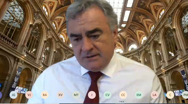 Javier Hernani, presidente de BME.