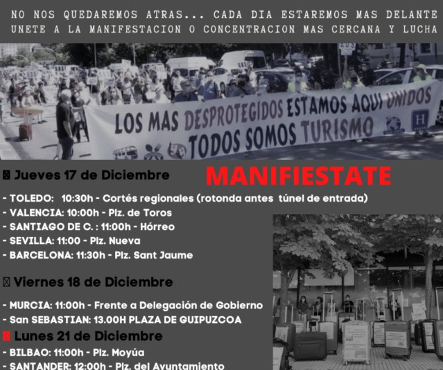 Concentraciones agencias de viajes