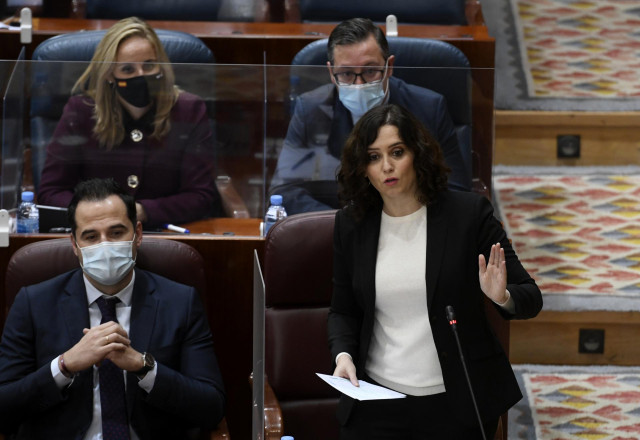 La presidenta de la Comunidad de Madrid, Isabel Díaz Ayuso