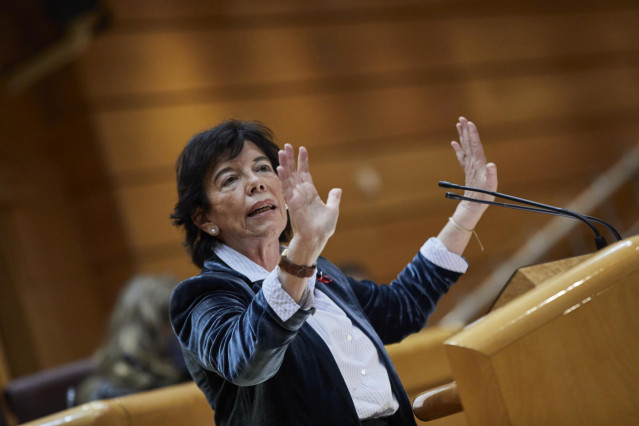 La ministra de Educación y Formación Profesional, Isabel Celaá.