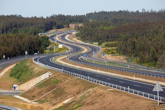 Tramo Arzúa-Lavacolla en la autovía entre Santiago y Lugo