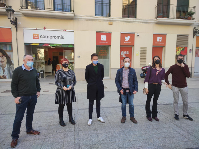 Reunión entre Más País y Compromís en València