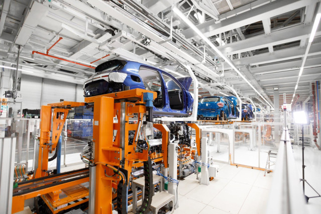 Fábrica de Volkswagen en Navarra.