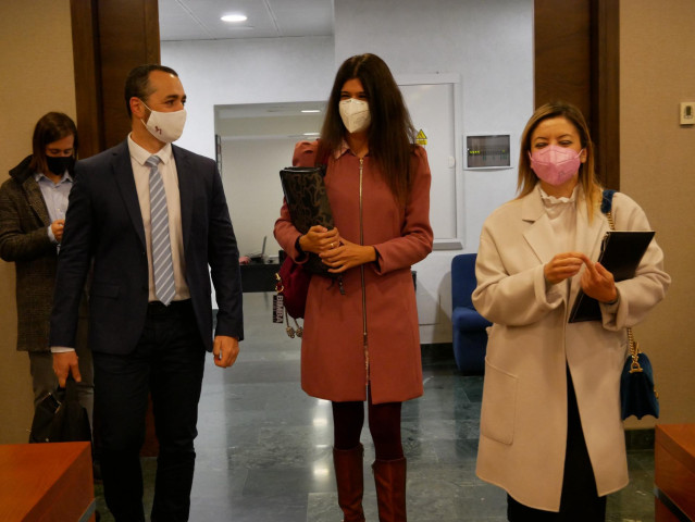 Juan antonio Mata y Miriam Pérez, en la comisión especial Mar Menor