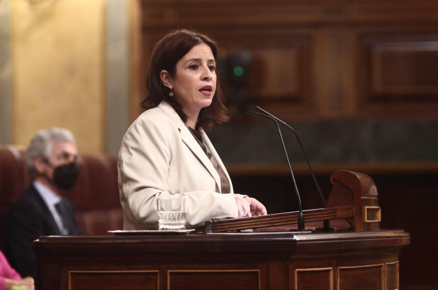 La portavoz parlamentaria del PSOE, Adriana Lastra, en una imagen de archivo