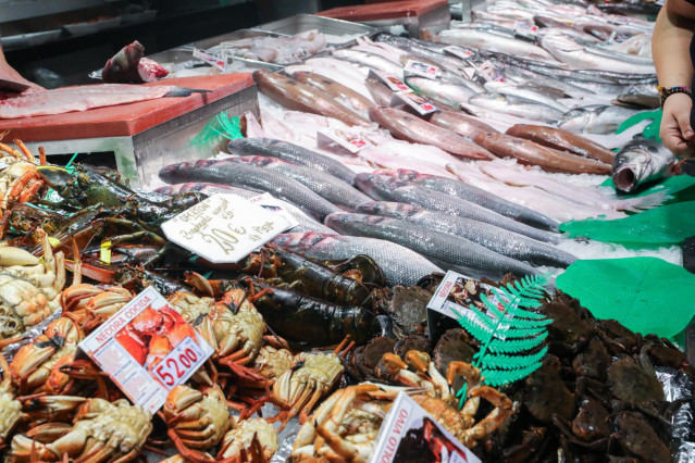 Muestra de una pescadería