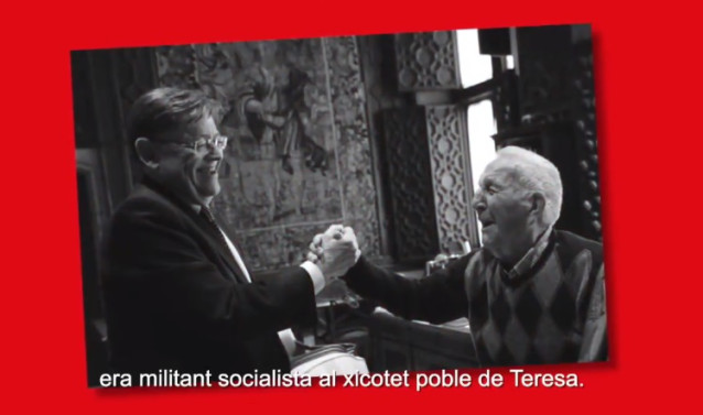 Felicitación del presidnte de la Generalitat y  líder del PSPV, Ximo Puig
